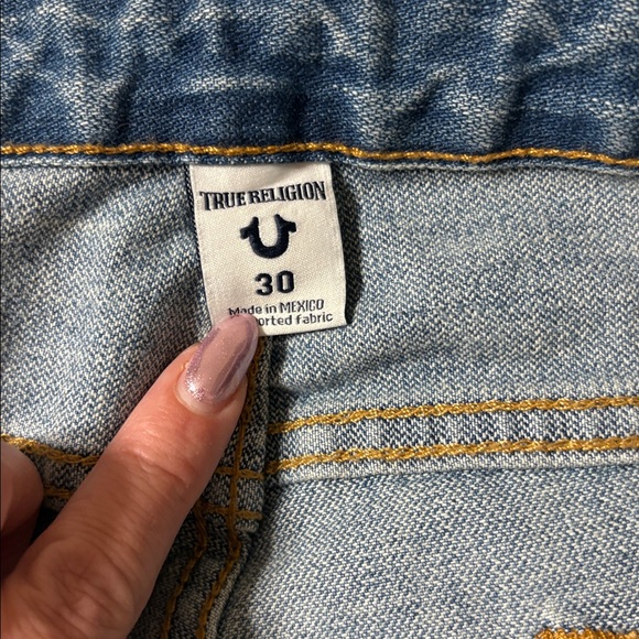 True Religion Light Blue Denim Jeans - Picture 3 of 3